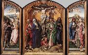 MASTER of the St. Bartholomew Altar Crucifixion Altarpiece Germany oil painting artist